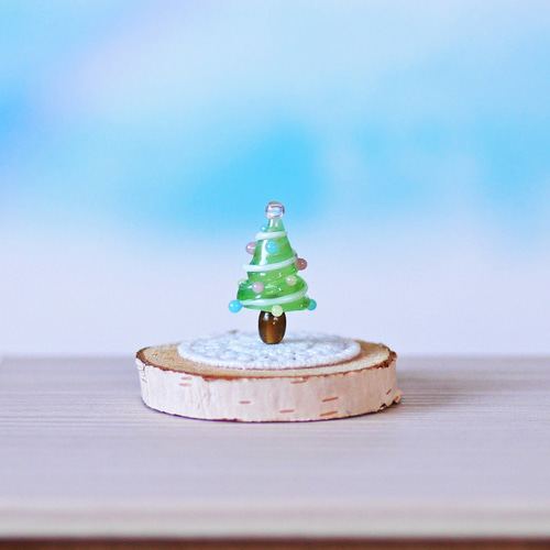 ガラス細工　ミニチュア　クリスマス クリスマス ガラス細工 ミニチュア クリスマスガラス細工｜ミニ