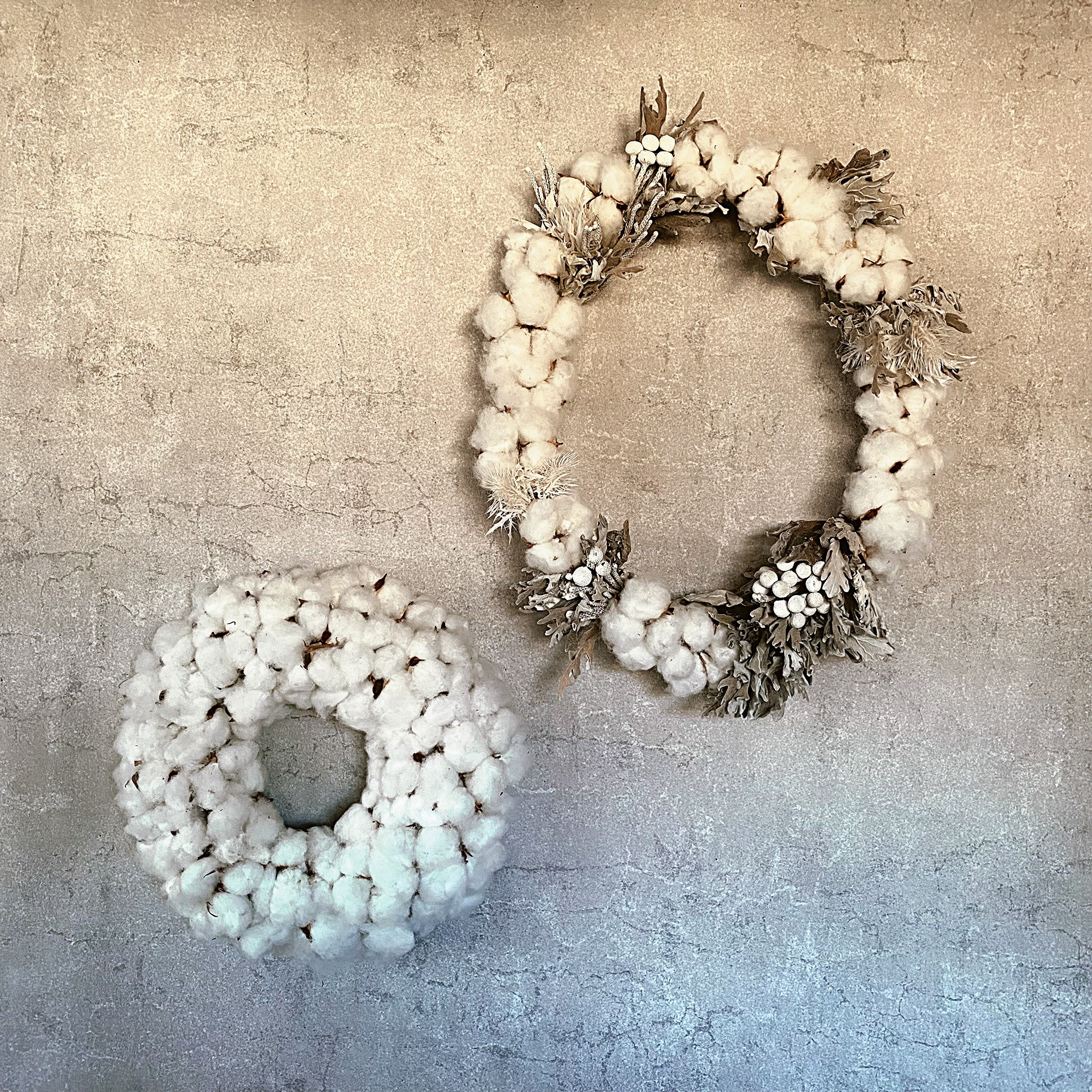 【花かんむり】コットンとブルニアと