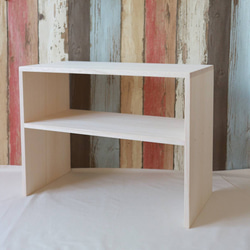 木製 コの字ラック 水槽台 ハンドメイド カフェベンチ イス☆お好みの