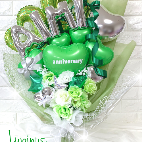 推し活】バルーンブーケ 4文字 生誕祭 誕生祭 推し活 卒業式 成人式