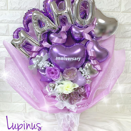 推し活】バルーンブーケ 4文字 生誕祭 誕生祭 推し活 卒業式 成人式