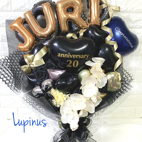 A　成人式　バルーンブーケ　花束　生誕祭　推し　バルーンギフト　祝 推し活】バルーンブーケ 4文字 生誕祭 誕生祭 推し活 卒業式 成人式