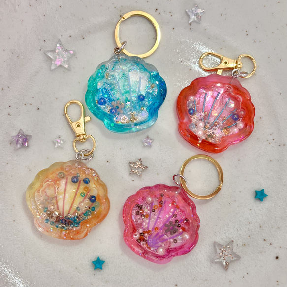 貝殻キーホルダー レジン その他雑貨 amnos 通販 18608603 貝殻キーホルダー レジン その他雑貨 amnos 通販 18608603