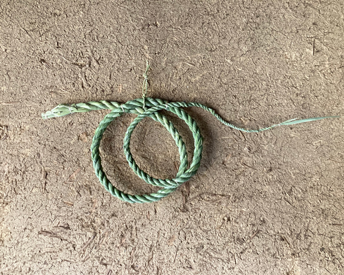 蛇の真菰しめ縄オブジェ「HEBI」 d17e692536dd8cd80cac4d88c4928d