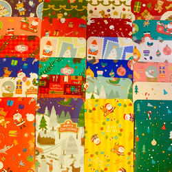 送料無料】クリスマスポチ袋 24枚 No.399 おすそ分けファイルにも