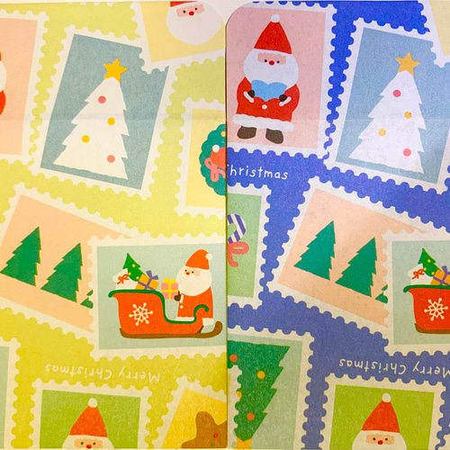 送料無料】クリスマスポチ袋 24枚 No.399 おすそ分けファイルにも