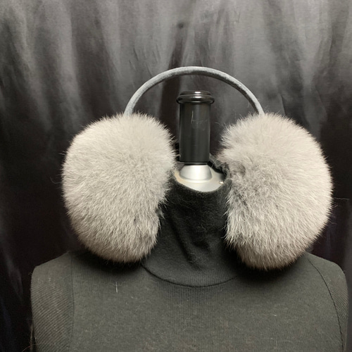 FOXイヤーマフ グレー その他ファッション雑貨 メッソン 通販 18609732