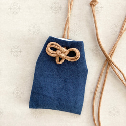 お守り袋 ミニサイズ 首かけタイプ♡ふんわり裏地付き 送料無料 ポーチ