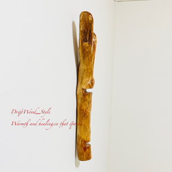 流木インテリア 自由にアレンジできる流木板のウォールシェルフ ラック ディスプレイ 壁掛け 棚 北欧 N2 12枚目の画像