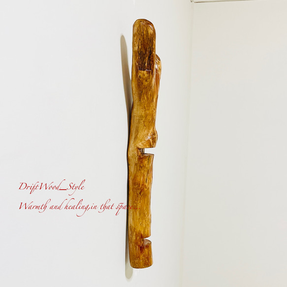 流木インテリア 自由にアレンジできる流木板のウォールシェルフ ラック ディスプレイ 壁掛け 棚 北欧 N2 12枚目の画像