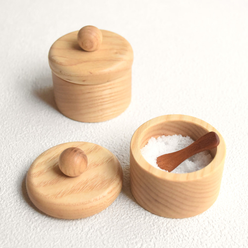卓上薬味壺（専用さじ付き） その他調味料入れ 木工房TANAKAGU 通販