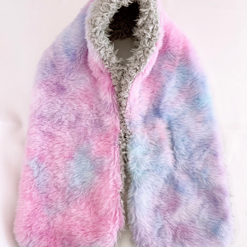 ゆめかわパープルマフラーE レース付き マフラー NICO 通販 18610529