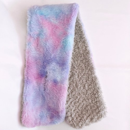 ゆめかわパープルマフラーE レース付き マフラー NICO 通販 18610529