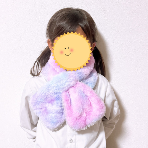 ゆめかわパープルマフラーE レース付き マフラー NICO 通販 18610529