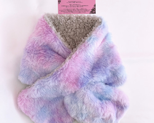 ゆめかわパープルマフラーE レース付き マフラー NICO 通販 18610529