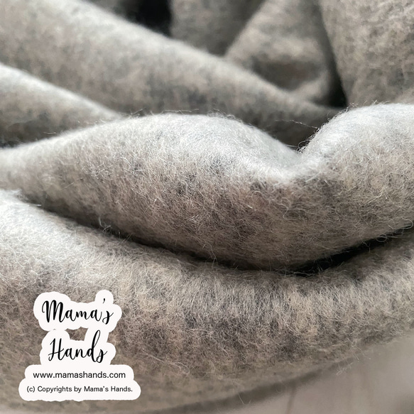 ⭐️2点売れました⭐️《滑らか ベージュ》ナチュラル 生成り系  ライト グレー  ボリューム 秋 冬 春 スヌード 4枚目の画像