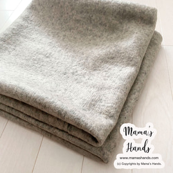 ⭐️2点売れました⭐️《滑らか ベージュ》ナチュラル 生成り系  ライト グレー  ボリューム 秋 冬 春 スヌード 6枚目の画像