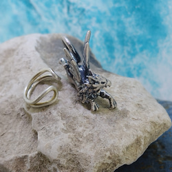 グリフォンぶら下がりイヤカフ・トップ 8枚目の画像