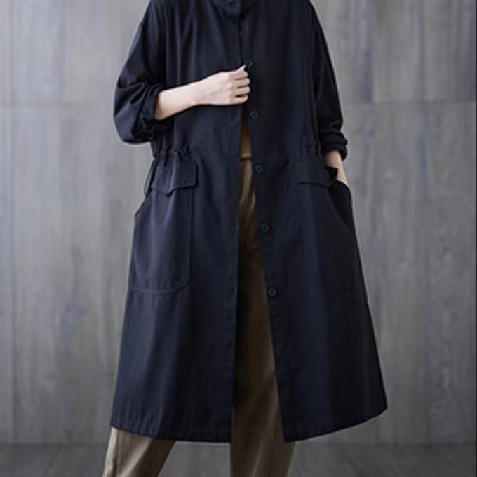 2024秋冬新モデル 立襟 カーディガン 長袖 コート