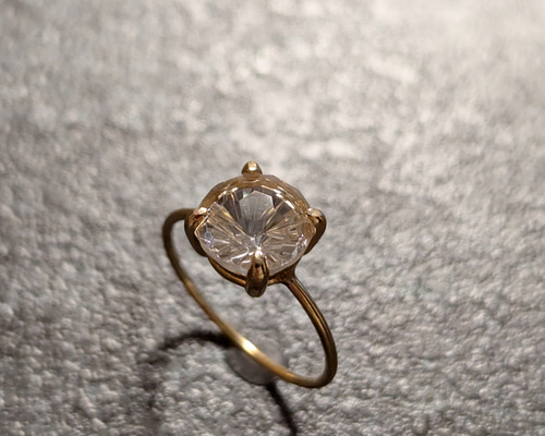 ホワイトトパーズ リング トパーズリング 天然石 リング 天然石 指輪