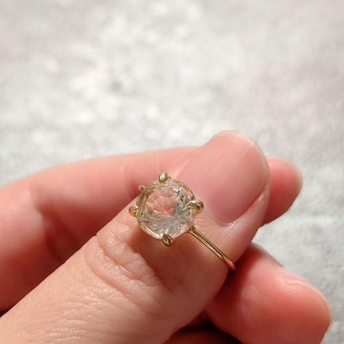 ホワイトトパーズ リング トパーズリング 天然石 リング 天然石 指輪