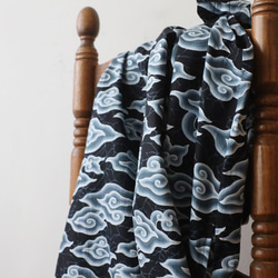 ＊ラスト１ 　最終ＳＡＬＥ　１２５ｃｍ　和オリエンタル雲流模様　ロング　ワンピース　ジャンパースカートゆったりG85 7枚目の画像