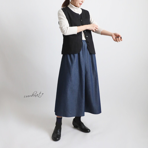 高級コットン ベスト ジレ ハンドメイド 洗える】BUNNY ニット ベスト / J.PRESS LADIES | ファッション