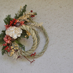 野バラの実とシャリンバイの木の実wreath リース cosy 通販 14843801