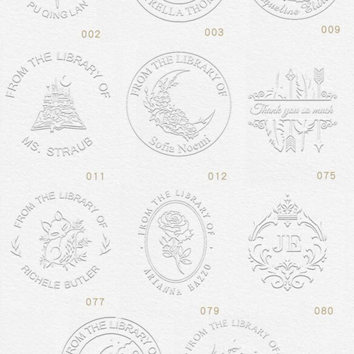 シンプル真鍮エンボススタンプ フルオーダー可能 サイズ40mm