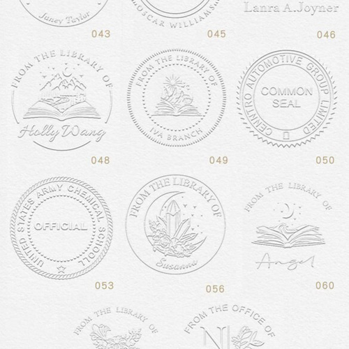 シンプル真鍮エンボススタンプ フルオーダー可能 サイズ40mm