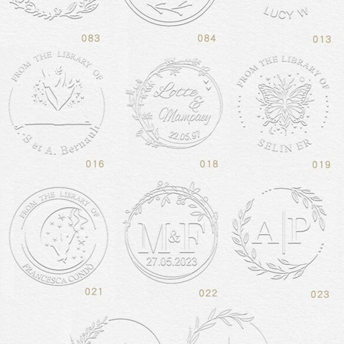 シンプル真鍮エンボススタンプ フルオーダー可能 サイズ40mm