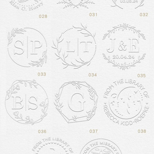 シンプル真鍮エンボススタンプ フルオーダー可能 サイズ40mm