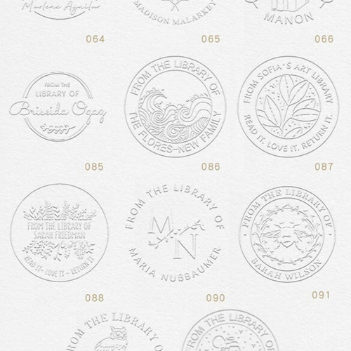 シンプル真鍮エンボススタンプ フルオーダー可能 サイズ40mm