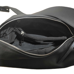 •黒•上質な厚手な天然軟めな牛革ショルダーバッグ•牛革肩がけかばんバッグ 13枚目の画像