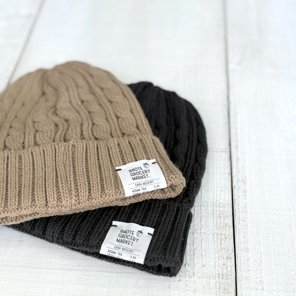 8GMレシートタグ ビーニー（ ニット帽 ）【在庫限り】 ニット帽