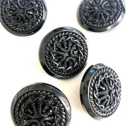 かっこいい黒ぼたん 黒おしゃれぼたん　サイズ豊富 4枚目の画像