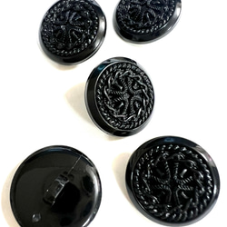 かっこいい黒ぼたん 黒おしゃれぼたん　サイズ豊富 3枚目の画像