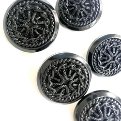 かっこいい黒ぼたん 黒おしゃれぼたん　サイズ豊富 6枚目の画像