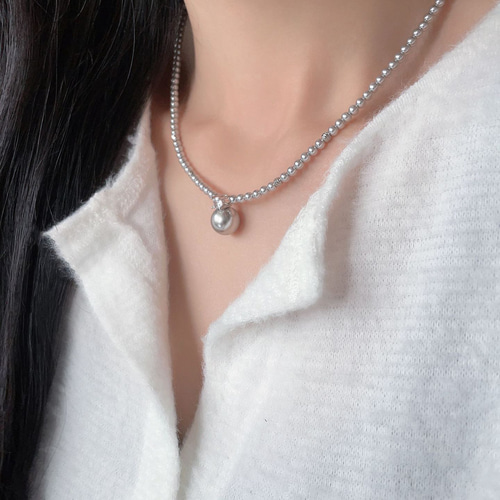 パールネックレス 12mm丸パール本物淡水真珠925シルバー結婚記念ギフト 