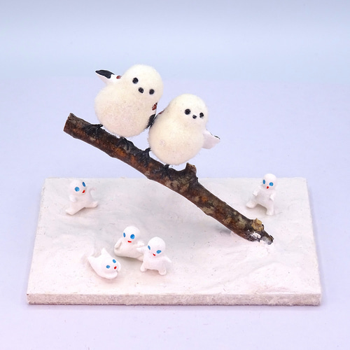 寄り添い生きる シマエナガ① その他人形 UKfactory 通販 18612749