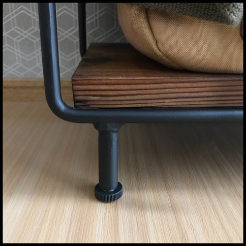 【しゅう】アイアンウッドシェルフ　オーダー品 アイアン＆ウッド ブックシェルフ【サイズオーダー可】 | EARL