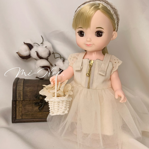 ごっこ遊び♡お世話人形♡着せ替え服 ボリュームたっぷりチュール