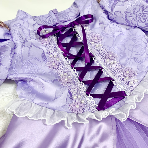 送料込み♡】Atelier umi ラプンツェル風コスプレ ドレス110cm 子供服