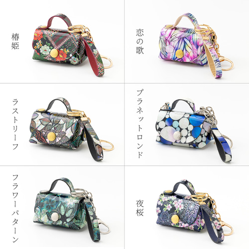 螺鈿細工模様　バッグ 天然貝 螺鈿アート シェル ☆ Nanoバッグ （ナノバッグ