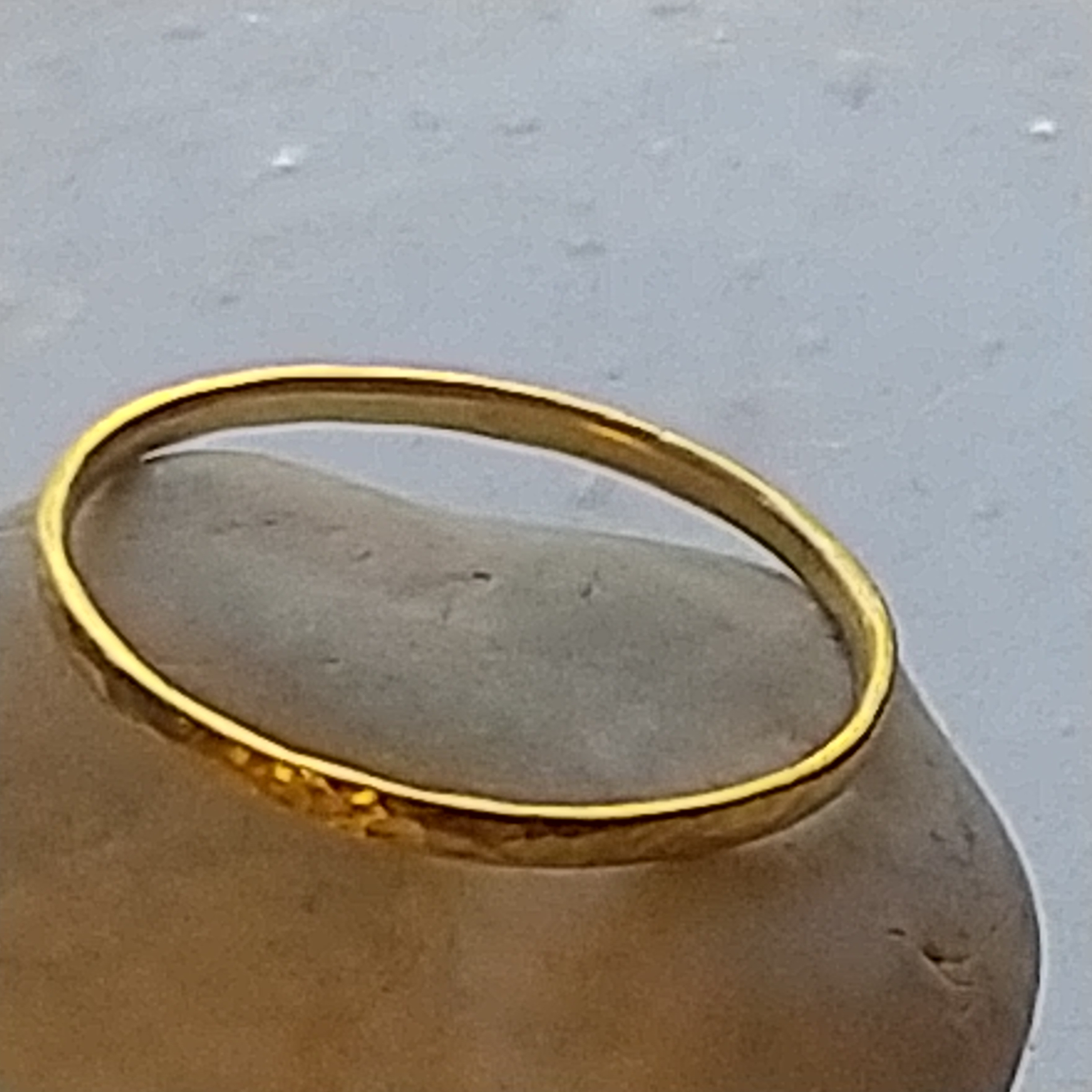 k24純金15.5号1.3mm幅0.7mm厚リング 37,000円