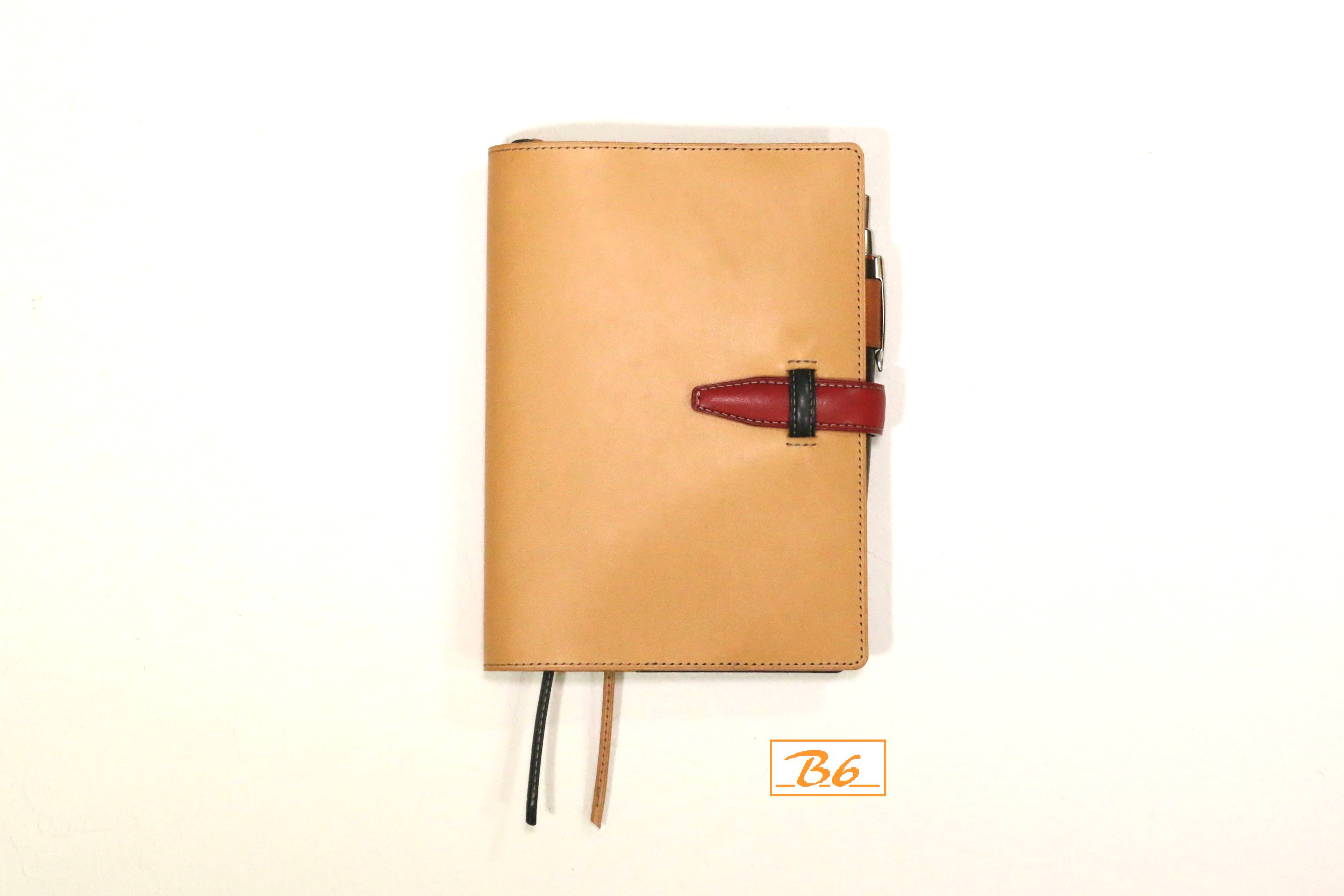 手帳カバー(B6サイズ) 栃木レザー カラフル T785