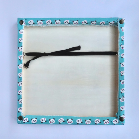 【SALE】パンダいっぱい★ファブリックパネル 6枚目の画像
