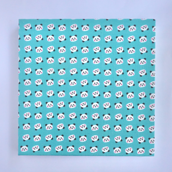 【SALE】パンダいっぱい★ファブリックパネル 1枚目の画像