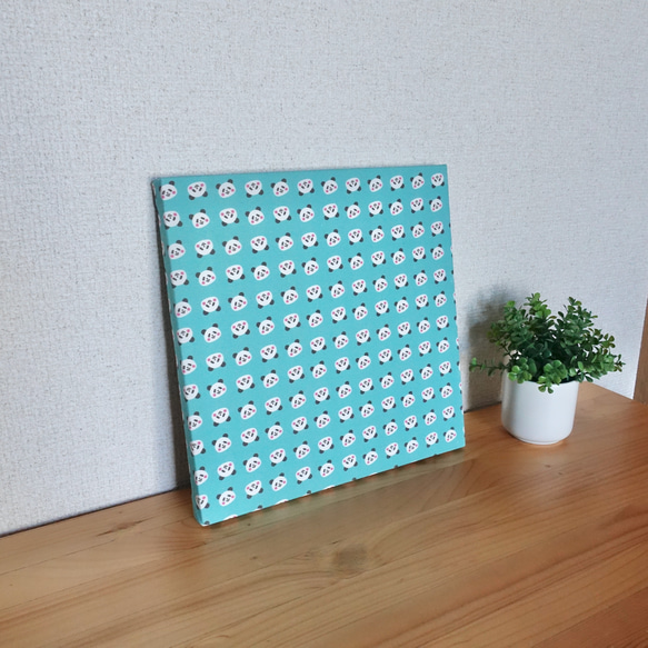【SALE】パンダいっぱい★ファブリックパネル 2枚目の画像