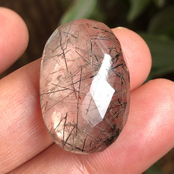 536 ブラックトルマリンクォーツ 天然石 2枚目の画像